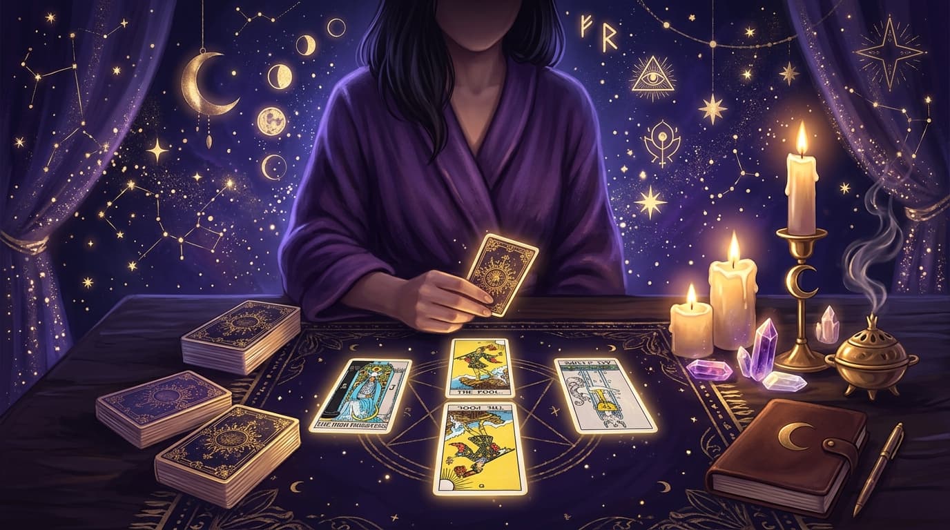 Apprendre à lire le tarot seule quand on est complète débutante