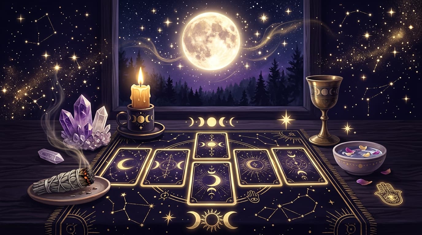 Faire un tirage oracle pour la pleine lune de mai en 4 étapes accessibles à toutes