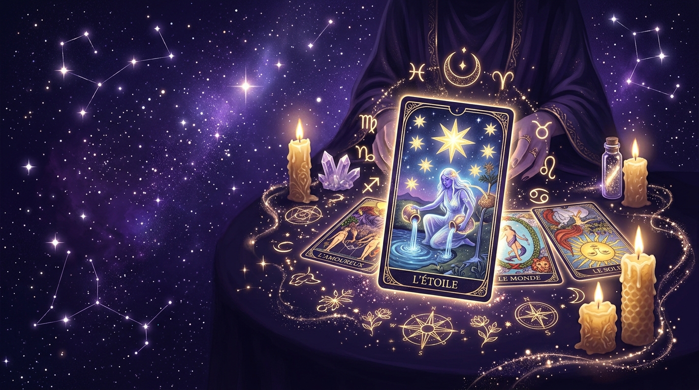 Ce que la carte de l'Étoile prédit pour votre avenir sentimental